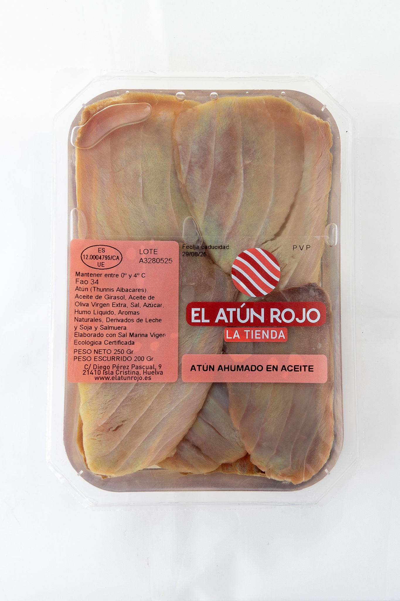 Atún Rojo Ahumado en Aceite - 250 g | El Atún Rojo