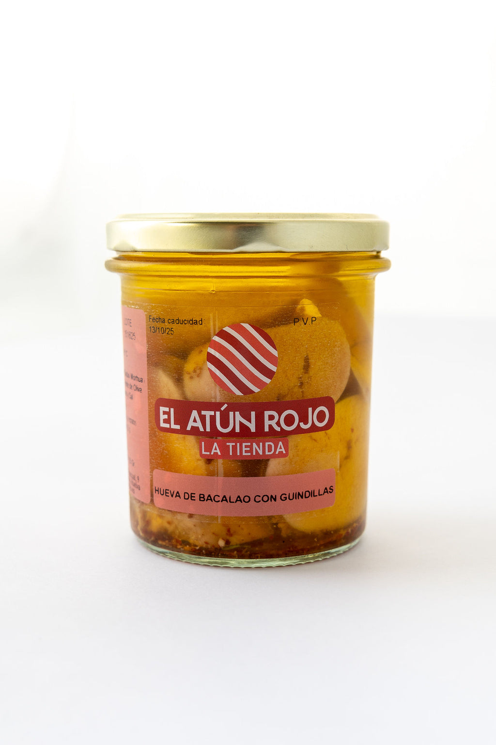 Hueva de Bacalao con Guindillas - Tarro 250 ml | El Atún Rojo