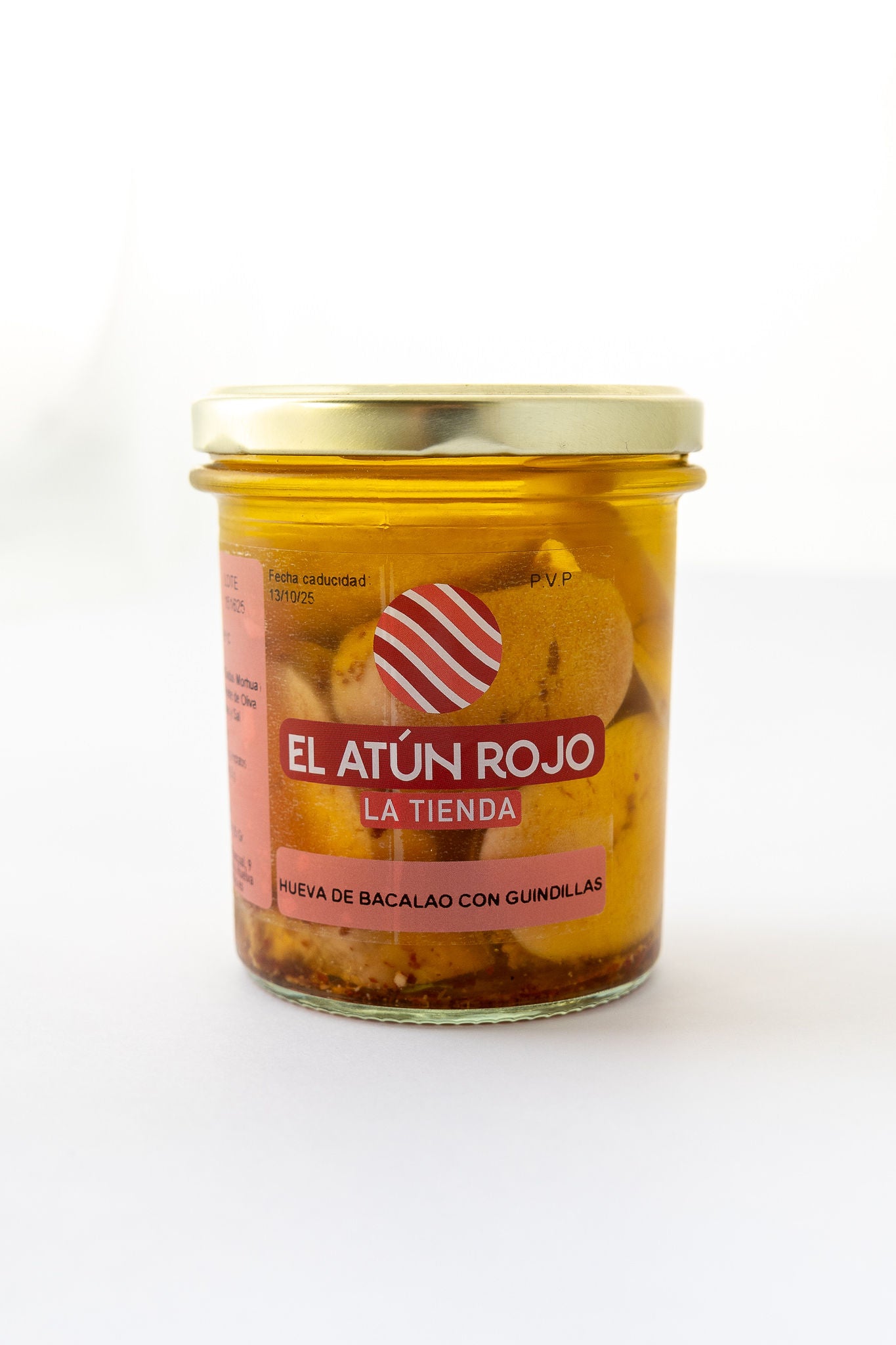 Hueva de Bacalao con Guindillas - Tarro 250 ml | El Atún Rojo